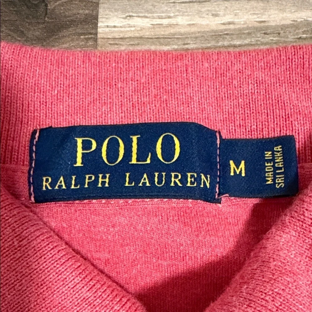 Polo Ralph Lauren Men’s M Classic Fit Red Pink Heather Soft Touch Golf Shirt